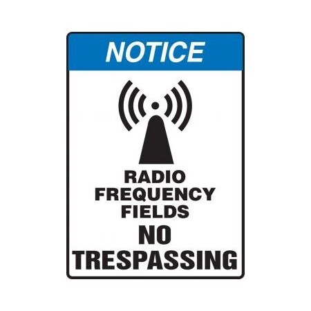OSHA NOTICE Safety Sign RADIO MRFQ802XL